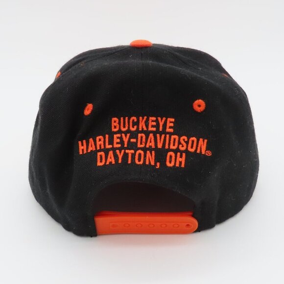 Harley-Davidson Men's Riding Out Snapback Flat Brim Baseball Cap - Picture 3 of 5